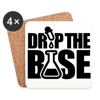 Drop the base - Untersetzer (4er-Set) - Weiß - Vorne