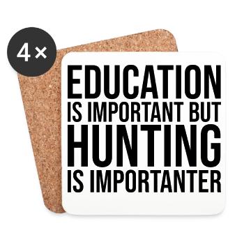 Hunting - Coasters (set of 4) - white - Front