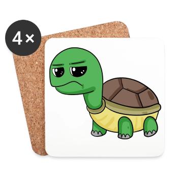 Turtle - Coasters (set of 4) - white - Front