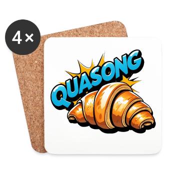 Quasong - Coasters (set of 4) - white - Front