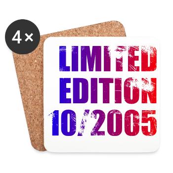 20e anniversaire Edition Limitée 10/2005 - Dessous de verre (lot de 4) - blanc - Devant