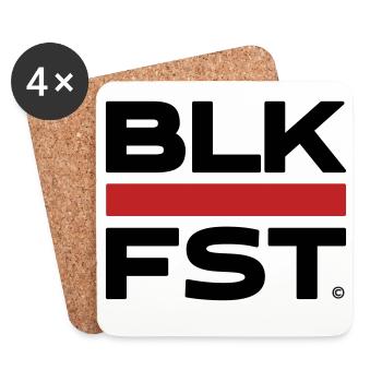 Ma Forêt-Noire - Forêt-Noire - Dessous de verre (lot de 4) - blanc - Devant