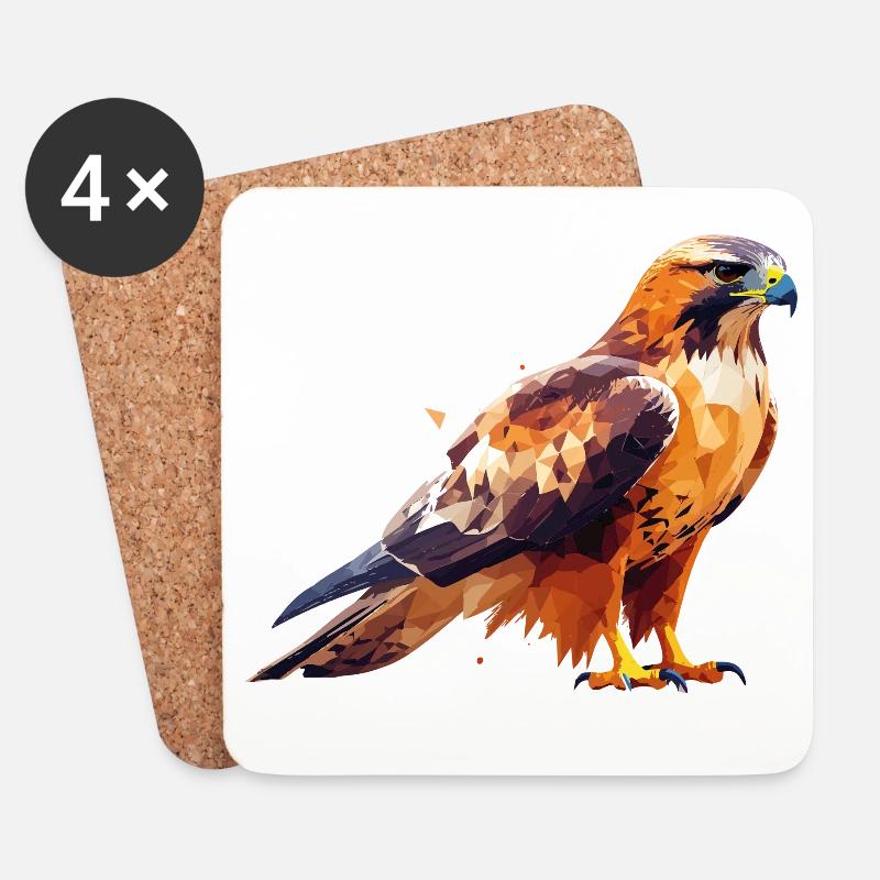 Falcon - Coasters (set of 4) - white