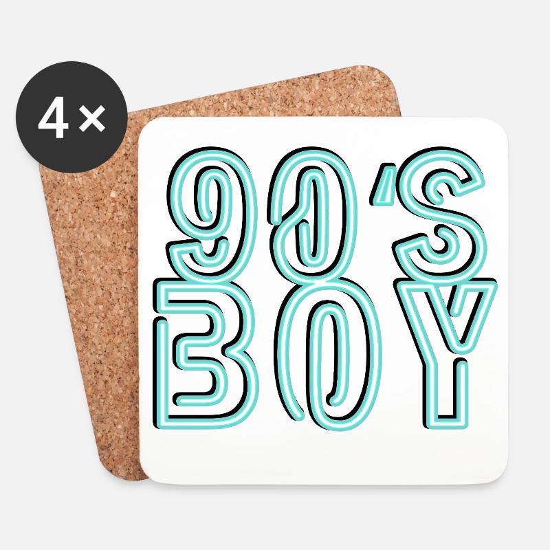 90s - Coasters (set of 4) - white