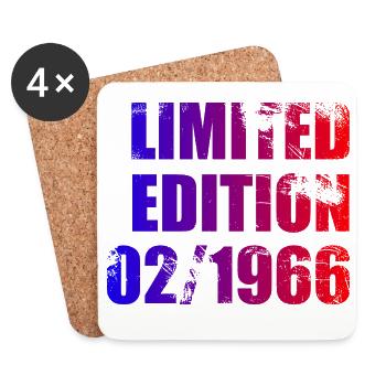 60e anniversaire Édition Limitée 02/1966 - Dessous de verre (lot de 4) - blanc - Devant