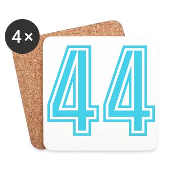 44 - Coasters (set of 4) - white - Front