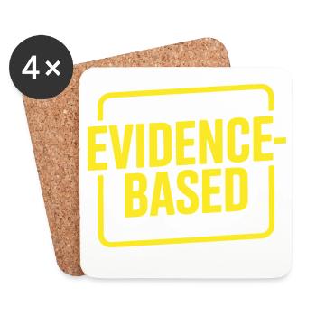 That Wasn't Evidence Based Medizin Labor Nerd Arzt - Untersetzer (4er-Set) - Weiß - Vorne