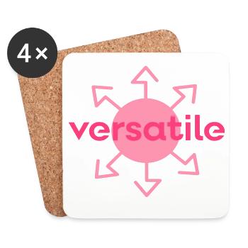 vielseitig - Untersetzer (4er-Set) - Weiß - Vorne