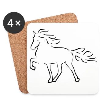 2541614 14630838 isi - Coasters (set of 4) - white - Front