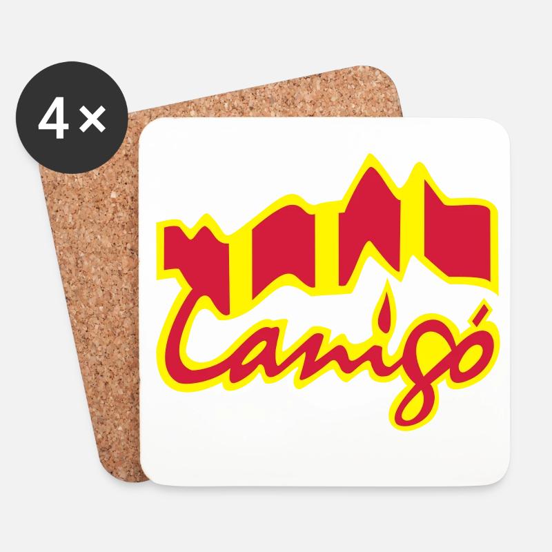 canigo canigou - Untersetzer (4er-Set) - Weiß