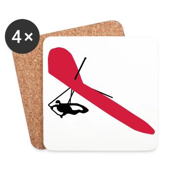 drachenflieger - Coasters (set of 4) - white - Front