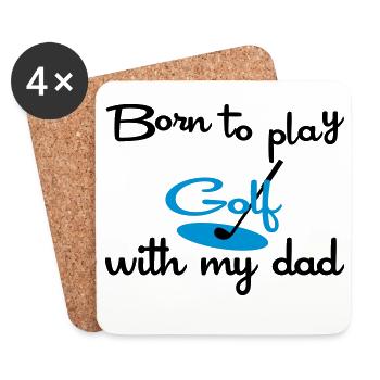 golf - Coasters (set of 4) - white - Front