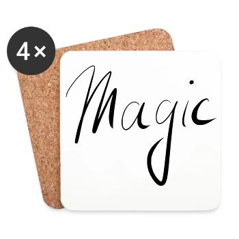 Magic - Coasters (set of 4) - white - Front