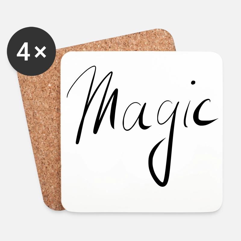 Magic - Untersetzer (4er-Set) - Weiß