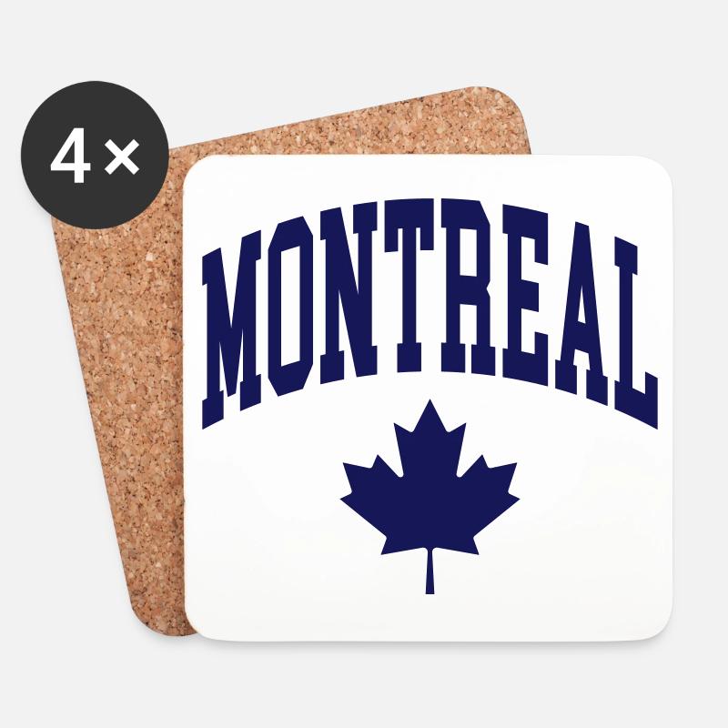 Montreal - Untersetzer (4er-Set) - Weiß