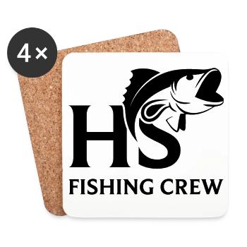HS Fishing Crew - Untersetzer (4er-Set) - Weiß - Vorne