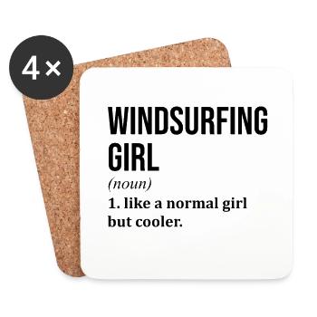 Windsurf - Coasters (set of 4) - white - Front