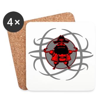 Vous ne pouvez pas faire plus pirate que ça ! - Dessous de verre (lot de 4) - blanc - Devant