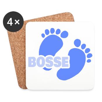 Bosses - Coasters (set of 4) - white - Front