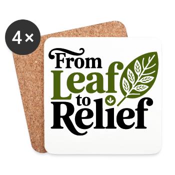 Elite Clinical Botanical Relief Authority - Untersetzer (4er-Set) - Weiß - Vorne