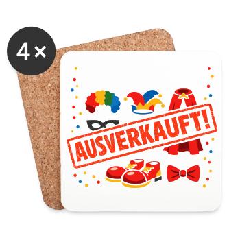 All costumes were sold out Carnival - Coasters (set of 4) - white - Front