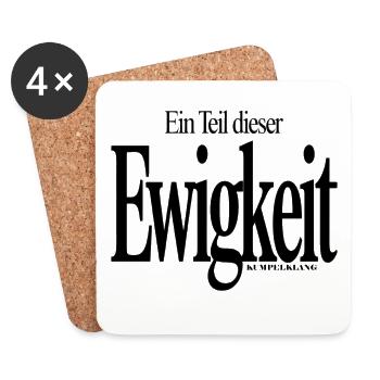 Sterne Auf Zeit  - Untersetzer (4er-Set) - Weiß - Vorne