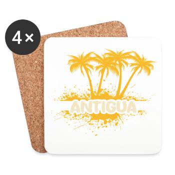 Sun Antigua - Coasters (set of 4) - white - Front