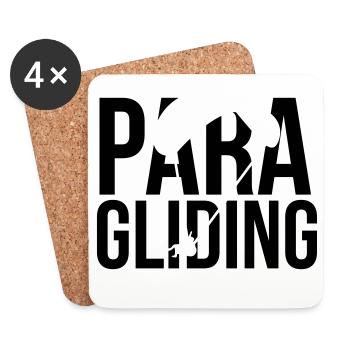paragliding - Coasters (set of 4) - white - Front