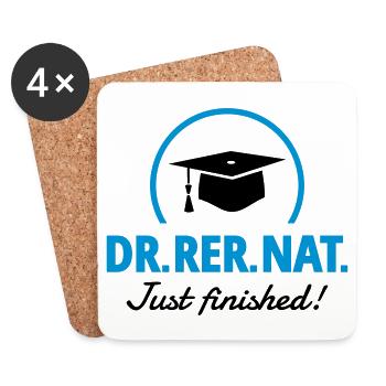 Doctor - Just finished! - Coasters (set of 4) - white - Front