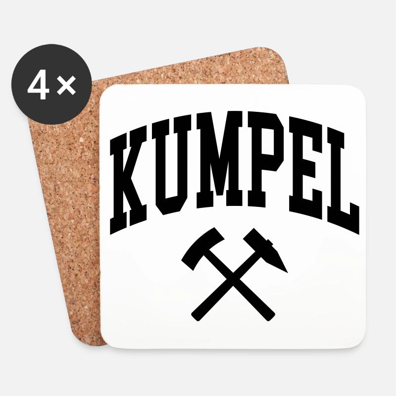 Kumpel - Untersetzer (4er-Set) - Weiß