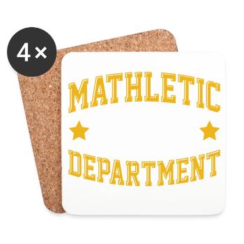 Mathletic Abteilung - Untersetzer (4er-Set) - Weiß - Vorne