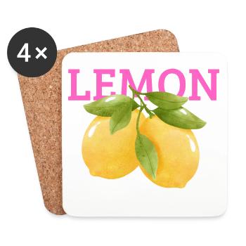 Lemon - Untersetzer (4er-Set) - Weiß - Vorne