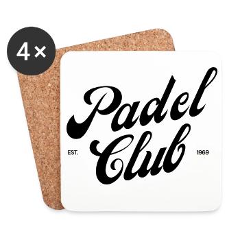 Padel Club - Coasters (set of 4) - white - Front