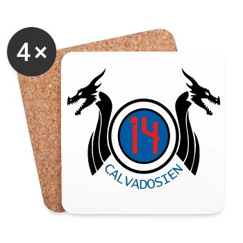 14 Calvadosium - Untersetzer (4er-Set) - Weiß - Vorne