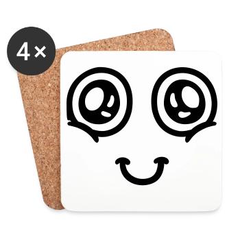 Head in the Clouds - Coasters (set of 4) - white - Front