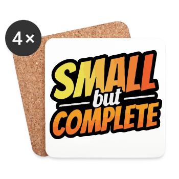 Small but complete - Coasters (set of 4) - white - Front