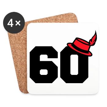 60 - Coasters (set of 4) - white - Front