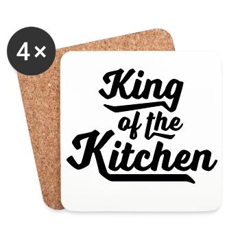 cooking - Coasters (set of 4) - white - Front