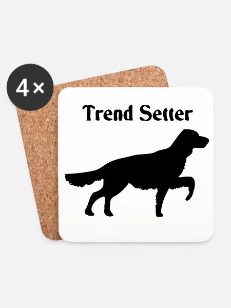 Trend Setter - Untersetzer (4er-Set) - Weiß