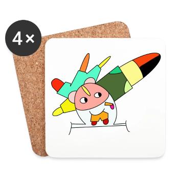 A Class Of Its Own - Coasters (set of 4) - white - Front