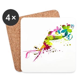 colobri - Coasters (set of 4) - white - Front