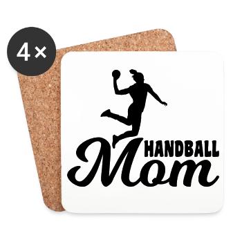 Handball Mother - Coasters (set of 4) - white - Front