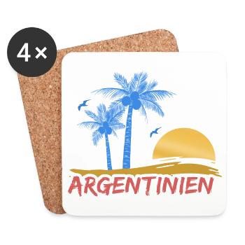 Argentina - Coasters (set of 4) - white - Front