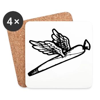 We fly so High - Coasters (set of 4) - white - Front