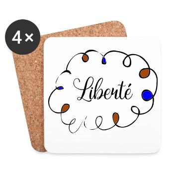 anniversary. Anniversary Decade. humor. funny - Coasters (set of 4) - white - Front