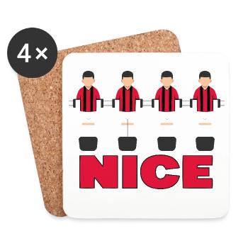 Nice - Coasters (set of 4) - white - Front