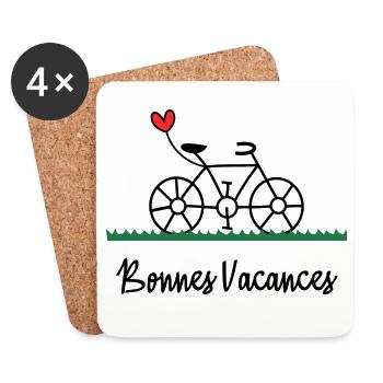 MISTRESS. HEART. MASTER. THANK YOU. THANK YOU MISTRESS. - Coasters (set of 4) - white - Front