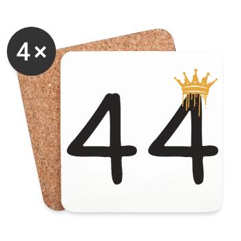 44 - Untersetzer (4er-Set) - Weiß - Vorne