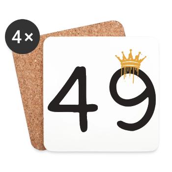 49 - Untersetzer (4er-Set) - Weiß - Vorne