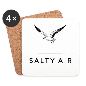 Salty air - Coasters (set of 4) - white - Front